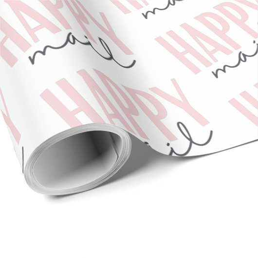 Happy Mail Wrapping Paper Cadeaupapier (Rol Hoek)