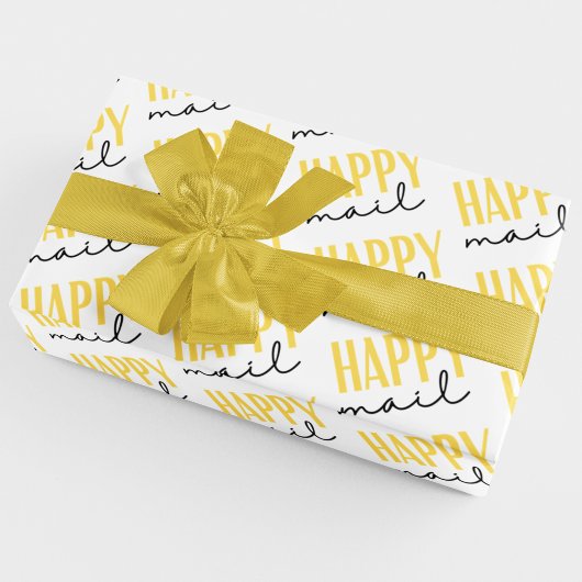 Happy Mail Wrapping Paper-vellen set van 3 vellen