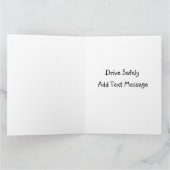 Happy Male heeft net een rijexamen afgelegd Kaart (Binnen)