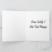 Happy Male-kaart voor rijexamen Kaart (Binnen)