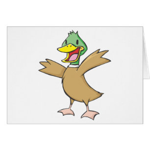 Happy Mallard Duck glimlachen