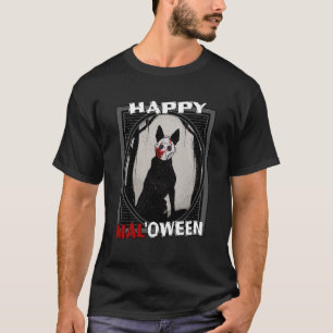 Happy Malloween Mal'oween Malinois Halloween Gift T-shirt