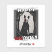 Happy Mal'obetween Belgium Malinois Halloween Sticker (Vel)