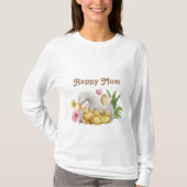 Happy mama met Baby Waterverf Cute T-shirt (Voorkant)