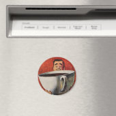  Happy Man Drink Giant Cup koffie Magneet (Insitu (Vaatwasser))