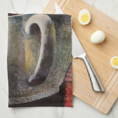  Happy Man Drink Giant Cup koffie Theedoek (Quarter Fold)