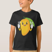 Happy Mango Summer Fruit Lover T-shirt (Voorkant)