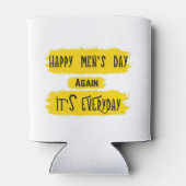 Happy Mannen Day Blikjeskoeler (Achterkant)