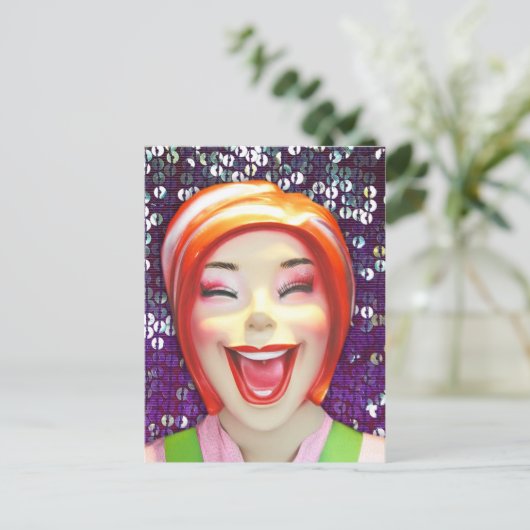 Happy Mannequin 8 pk. Briefkaarten (Staand voorkant)