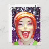 Happy Mannequin 8 pk. Briefkaarten (Voorkant / Achterkant)