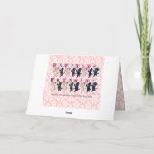 Happy Marching Labradors Verjaardag Kaart (Achterkant)