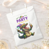 Happy Mardi Gras Alligator Bedankzakje (Geknipt)