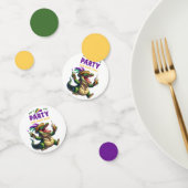 Happy Mardi Gras Alligator Confetti (Groep)