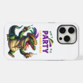 Happy Mardi Gras Alligator iPhone Hoesje (Achterkant horizontaal)
