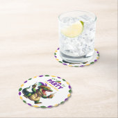 Happy Mardi Gras Alligator Kartonnen Onderzetters (Insitu)