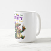 Happy Mardi Gras Alligator Koffiemok (Voorkant rechts)