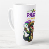 Happy Mardi Gras Alligator Latte Mok (Linkerhoek)