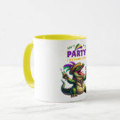 Happy Mardi Gras Alligator Mok (Voorkant links)