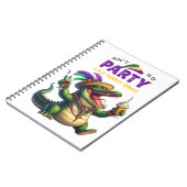 Happy Mardi Gras Alligator Notitieboek (Linkerzijde)