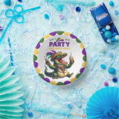Happy Mardi Gras Alligator Papieren Kommen (Feest)
