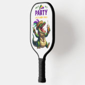 Happy Mardi Gras Alligator Pickleball Paddle (Links)