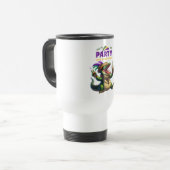 Happy Mardi Gras Alligator Reisbeker (Voorkant links)
