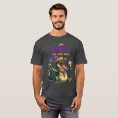Happy Mardi Gras Alligator T-shirt (Voorkant volledig)