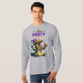 Happy Mardi Gras Alligator T-shirt (Voorkant volledig)