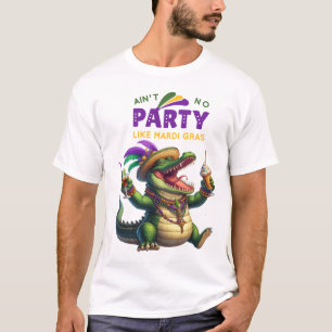 Happy Mardi Gras Alligator T-shirt