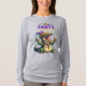 Happy Mardi Gras Alligator T-shirt (Voorkant)