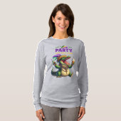 Happy Mardi Gras Alligator T-shirt (Voorkant volledig)