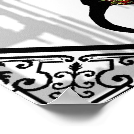 Happy Mardi Gras-Balcony Scene Poster (Hoek)