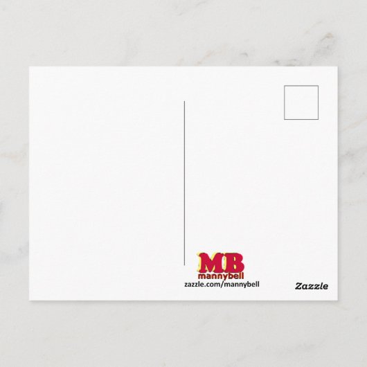 Happy Mardi Gras Briefkaart (Achterkant)