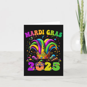 Happy Mardi Gras Carnaval Mardi Gras 2025 Jester O Kaart
