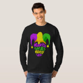 Happy Mardi Gras Day Party Hat Women T-shirt (Voorkant volledig)