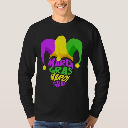 Happy Mardi Gras Day Party Hat Women T-shirt (Voorkant)