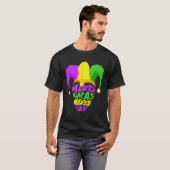 Happy Mardi Gras Day Party Hat Women T-shirt (Voorkant volledig)