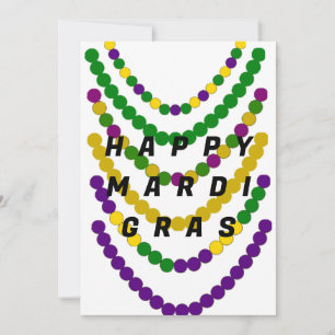 Happy Mardi Gras Feestdagenkaart