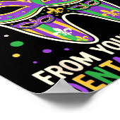 Happy Mardi Gras From Your Favorite Dental Istant  Poster (Hoek)