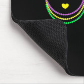 Happy Mardi Gras Funny Mardi Muismat (Hoek)