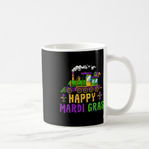 Happy Mardi Gras Jester Train Carnival Parade Part Koffiemok