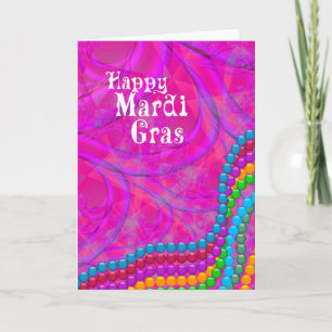 Happy Mardi Gras Kaart