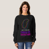 Happy Mardi Gras Kralen Sweatshirt (Voorkant volledig)