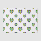 Happy Mardi Gras Logo Tissuepapier (Voorkant)