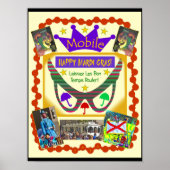 Happy Mardi Gras Mobile Poster (Voorkant)