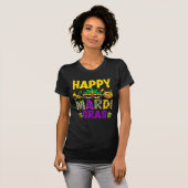 Happy Mardi Gras – Perfect for the Ultimate Carniv T-shirt (Voorkant volledig)