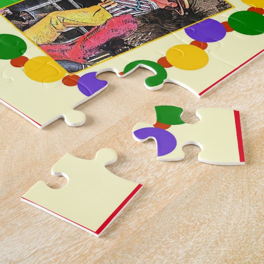 Happy Mardi Gras Poster 2016 Legpuzzel (Zijkant)