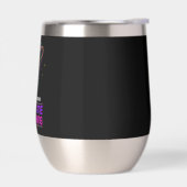 Happy Mardi Gras Stemless Wine Tumbler (Links)