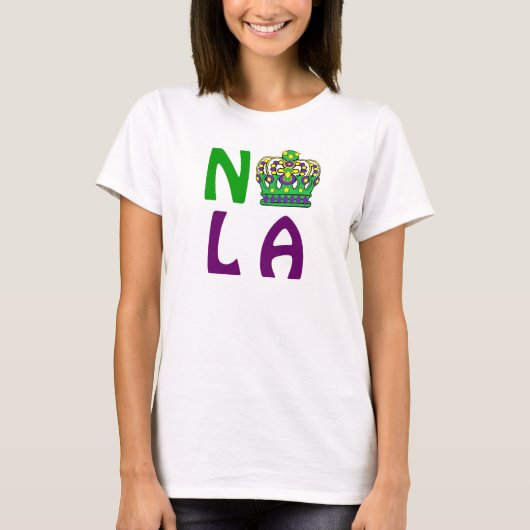 HAPPY MARDI GRAS T-SHIRT (Voorkant)