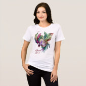 Happy Mardi Gras T-Shirt voor Dames (Voorkant volledig)